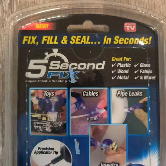 Ontel: 5 Second Fix UV Light & Liquid Plastic Welding Tool - As Seen On TV *NEW*