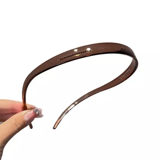 Sunglasses Shaped Headband Plastic Transparent Non-slip Hair Hoop Hair Tool