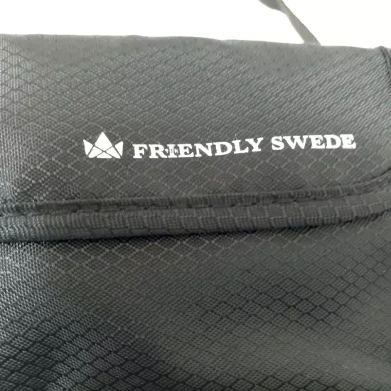 Friendly Swede Document Passport Id Holder Zipper Hook And Loop Long Strap