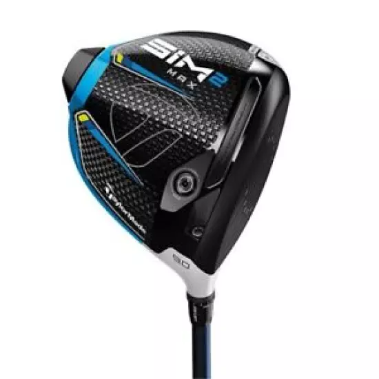 Left-Hand TaylorMade SIM 2 MAX 10.5* Driver Regular Fujikura Ventus Blue 5