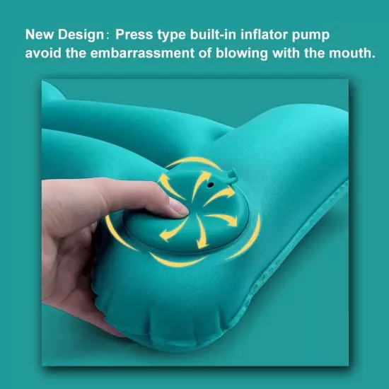 Inflatable Travel Nursing Waist Pillow Blow up Lumbar Body Back Support Pillow