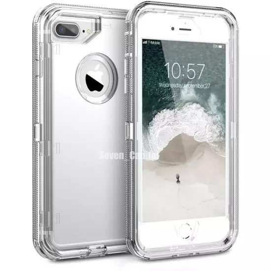 For iPhone 16 15 14 13 12 11 Pro Max X XR 6 7 8 P SE Shockproof Clear Cover Case