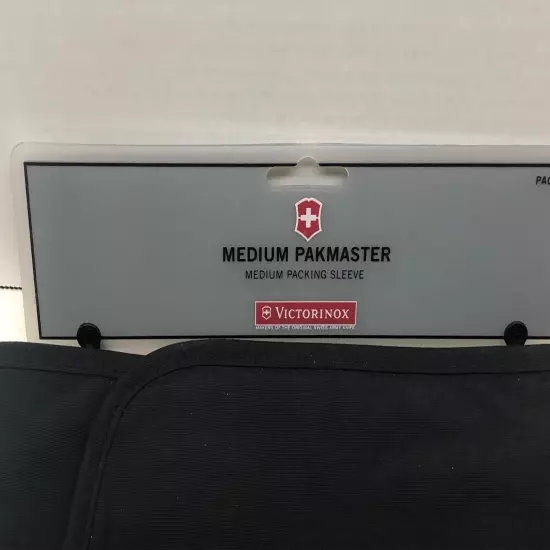 New Victorinox Travel Medium Pakmaster Packing Sleeve Black 15x11