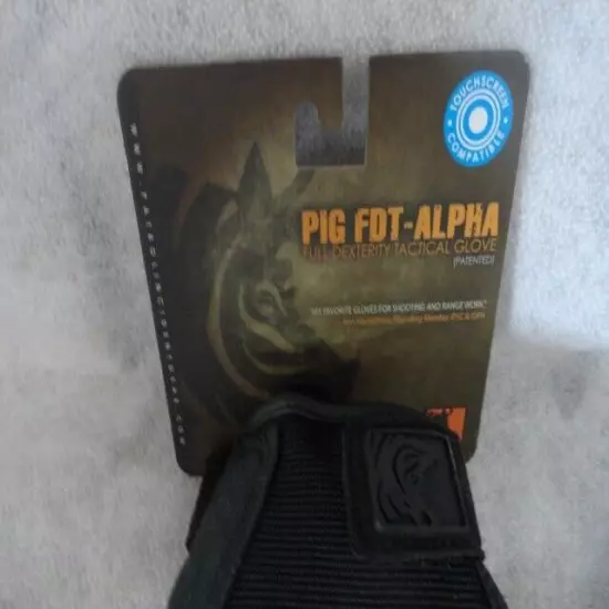 PIG FULL DEXTERITY TACTICAL (FDT) ALPHA GLOVES | Black | Medium