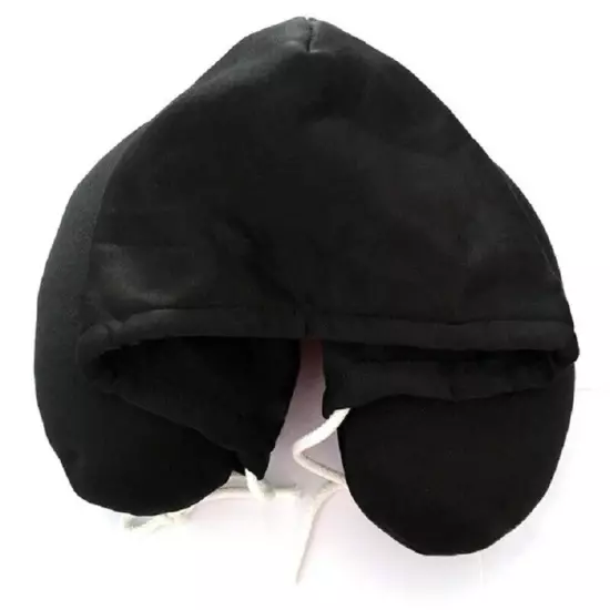 U-Shaped Hooded Neck Pillow w/ Hoodie Cover