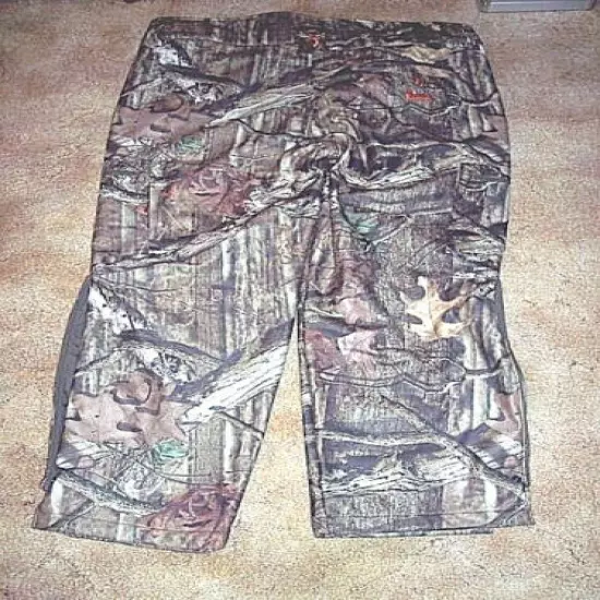 Mens 2X Camo Pants Mossy Oak Camo Pants Scent Control Hunting Pants Windproof