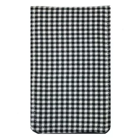 Sunfish Golf Scorecard Yardage Book Holder Houndstooth Tartan Plaid 