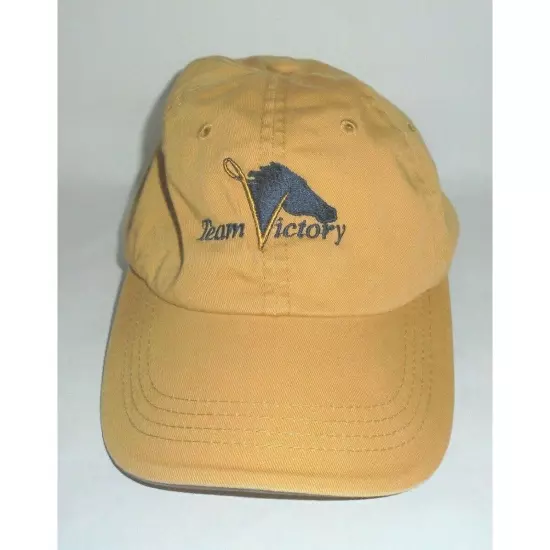 Distressed Team Victory Horse Stables Embroidered Adjustable Hat