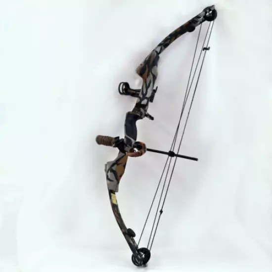 Vintage Myles Keller Camo Impulse Xi Compound Bow 28-80 Draw, For Parts/Repairs