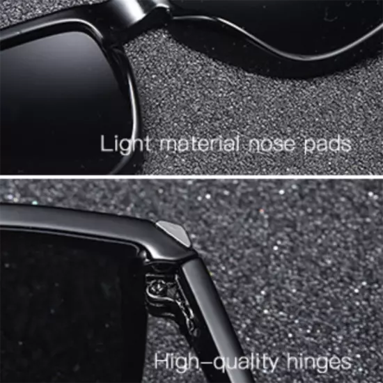 DUBERY Men Women Polarized Sport Square Sunglasses Driving Fishing Glasses UV400