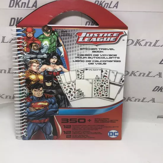 "Justice League" Birthday Party Supplies, Napkins, Sticker Books Cake Toppers 