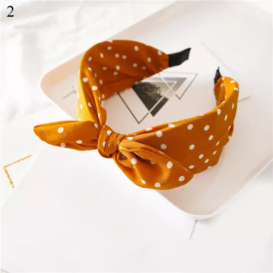 Women Headband Boho Floral Alice Band Fashion Twist Knot Headbands Soft Hairband