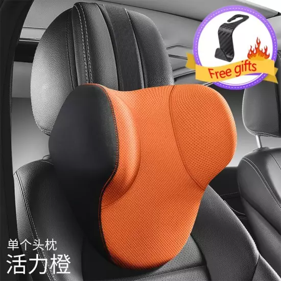 Neck Pillow Car Seat Pillow Support Auto Lumbar Cushion Headrest Lumbar Support