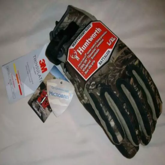 Heavyweight Glove Gunner Tech Series Battalion Microban Camouflage Large/XL New