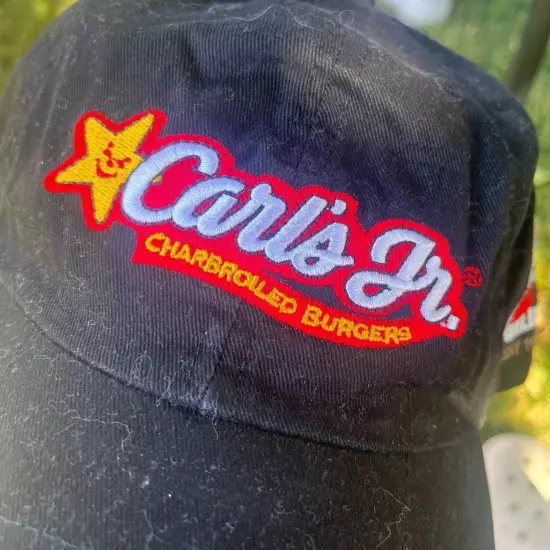 Rare Carl's Jr. Employee Hat 47 On Your Sidelines Friday 11 PM Strapback Hat