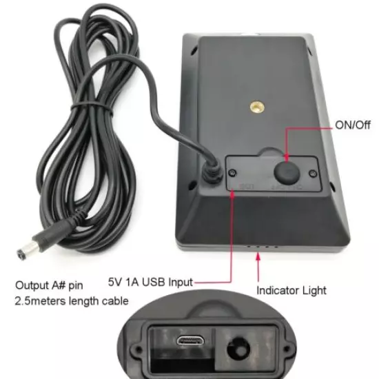 9V Solar Panel Charger For Most Hunting Trail Camera 