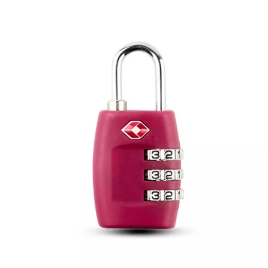 3X TSA Approved Luggage Lock Travel 3 Digit Combination Bags Suitcase Padlock