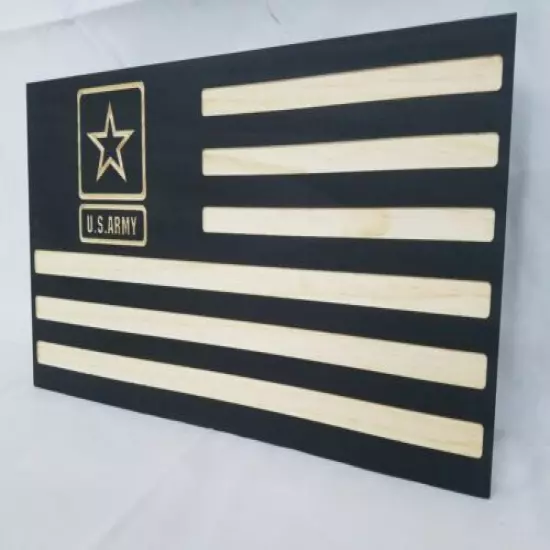 19" Army American Flag handgun concealment furniture compartment secret cabinet