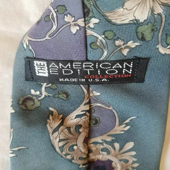 The American Edition Collection Necktie Mens 100% Polyester Short 56" 90s Y2k