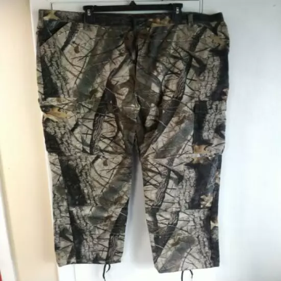 VTG New Walls Realtree Hardwood Camo 6 Pocket Cargo Pants USA Made Waist 46-48