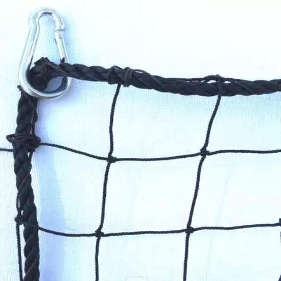 Baseball, Softball Barrier Net,Knotted Nylon , #21 Black, 10' X 10' NEW!