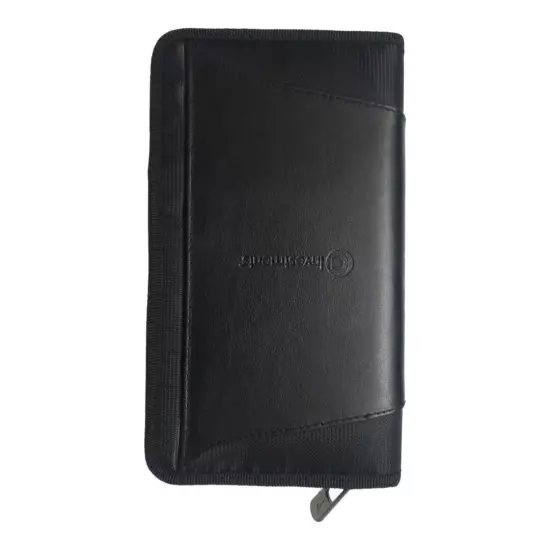 Travel Pro- Black Zip Travel Wallet/Passport Organizer 