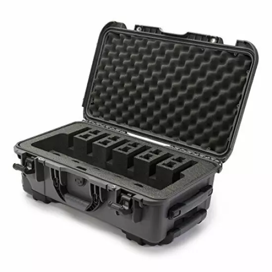 Nanuk 935 Graphite TSA Approved Handgun Case SIX Glock 1911 SIG 6-UP 9mm 38 Auto