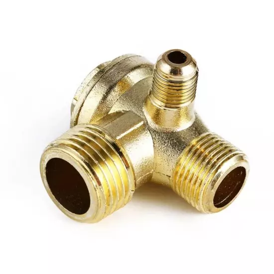 Central Pneumatic Air Compressor Check Valve 3-Port Brass 20mm/16mm/10mm-Parts