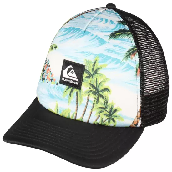 Quiksilver Emu Coop Trucker Hat - Island Aquifer - New