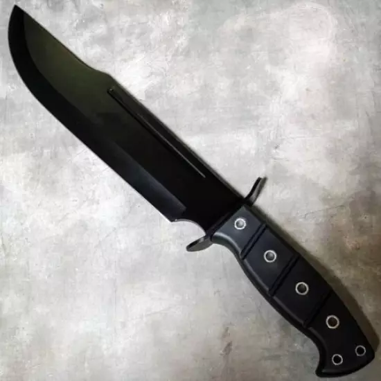 15" Army TACTICAL SURVIVAL Bowie Hunting FIXED BLADE Military Knife w Sheath