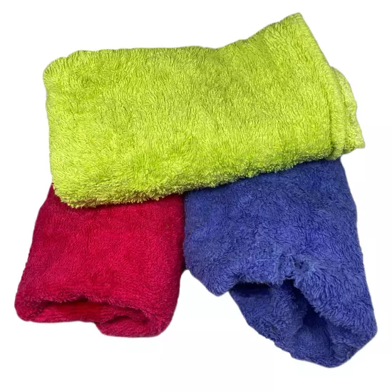 New Color Terry Towel Rags - 25 lbs. Compressed Box for Multipurpose Cleaning