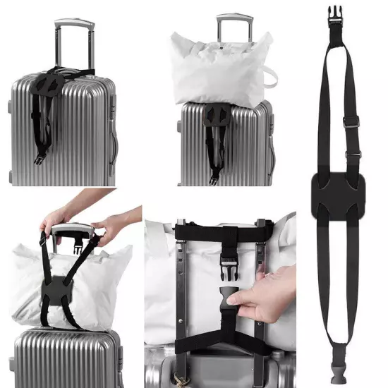 3PCS Travel Luggage Strap Suitcase Belts Elastic Telescopic Bag Belt Suitcase*