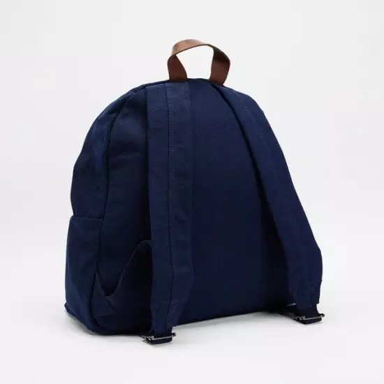 Ralph Lauren mens Polo Bear Canvas Backpack Navy