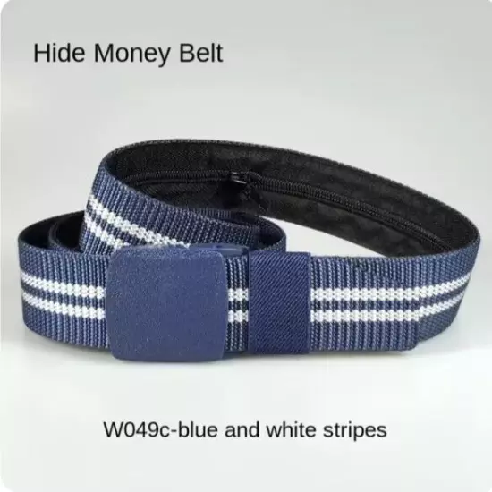 Travel Cash Anti Theft Belt Waist Bag Women Portable Hidden Money Strap Belt Wal