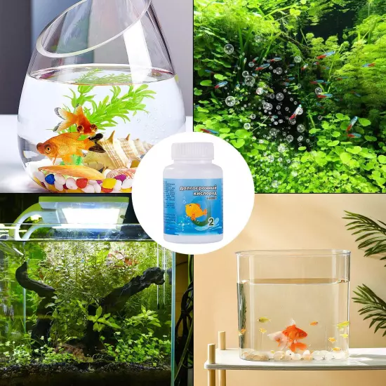 Oxygenating Tablets Provides Oxygen in Aquariums & Fish Transport Bags 120 tabs