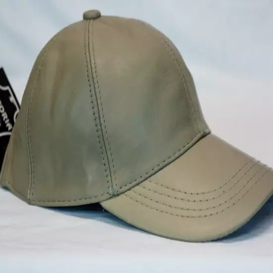 New 100% Real Genuine Lambskin Leather Baseball Cap Hat Sports Visor 40 COLORS