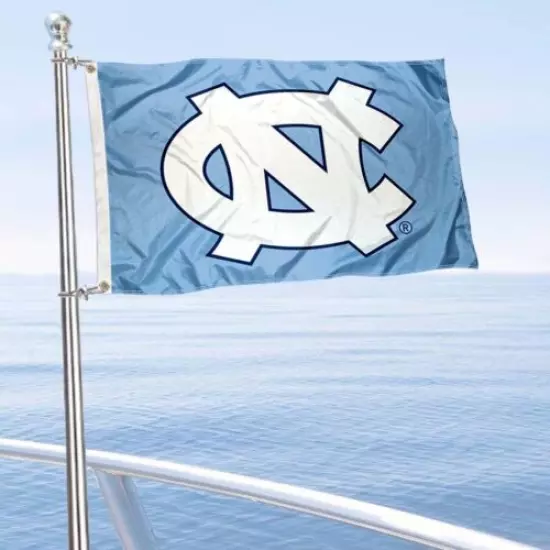 UNC North Carolina Tar Heels Boat and Golf Cart Flag