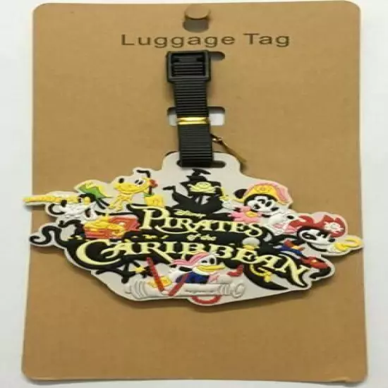 160 Styles New Disney Mickey Stitch PVC Baggage Backpack Suitcase Luggage Tags