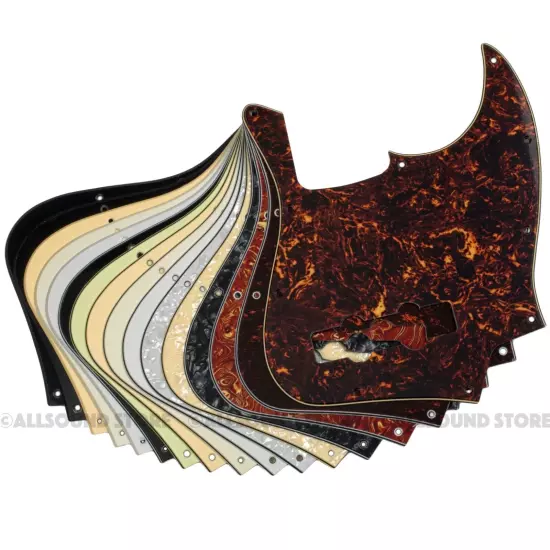 Pickguard for Fender® 4-String Jazz Bass JB Standard USA MIM 10-Hole