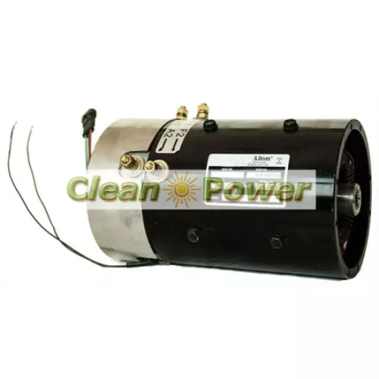 48V DV9-4009-GN Electrical Motor with Speed Sensor & Temperature Control