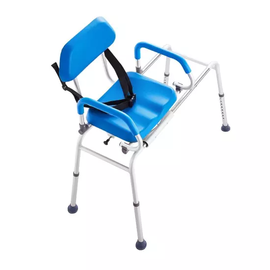 VEVOR Sliding Tub Transfer Bench Shower Chair with 360 Degree Swivel Seat 330LB