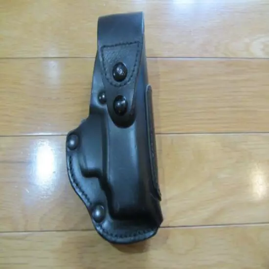 H&K P7 Leather Holster, Black, German Police Issue, Made In Germany R/H! MINT!