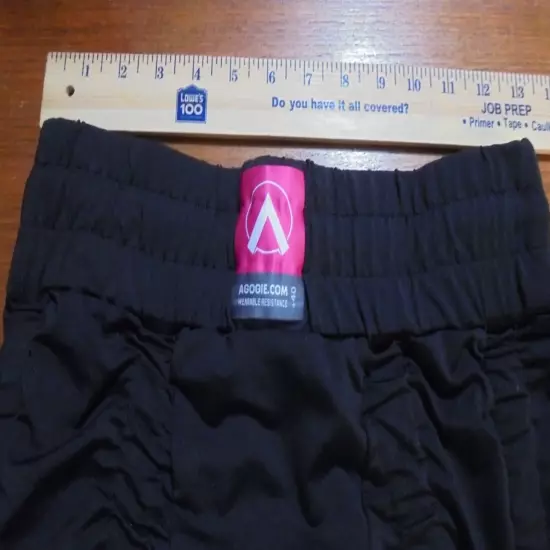 AGOIGI BLACK RESISTANCE BAND EXERCISE PANTS SIZE LARGE 40 +