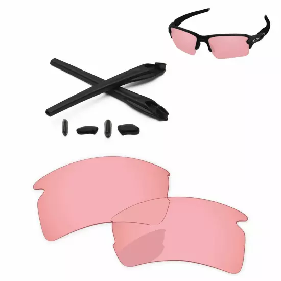 Lensology Polarized Replacement Lenses & Kit For-Oakley Flak 2.0 XL OO9188 - Opt