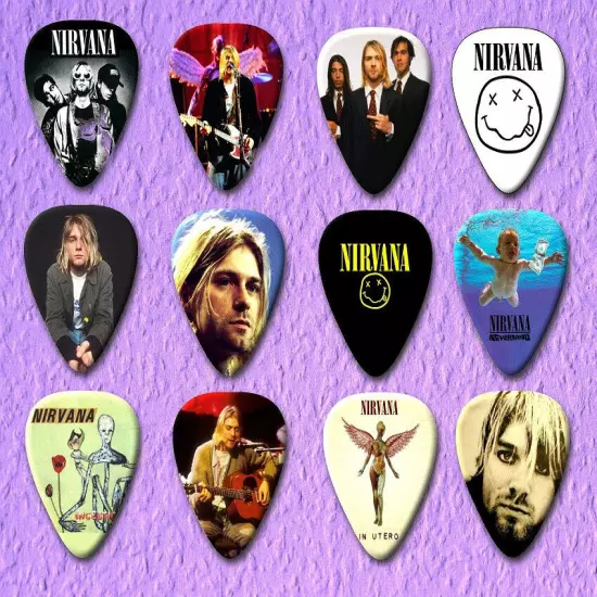 NIRVANA Guitar Picks Set of 12