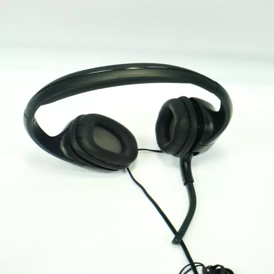 Plantronics Headphones Speaker Black Ear Covers Headset Volume Button Microphone