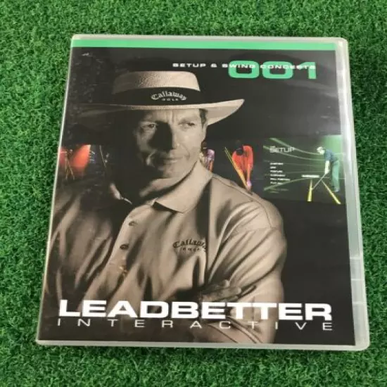 Dave Leadbetter Interactive The Modern Golf Swing DVD Improvement Drills Used