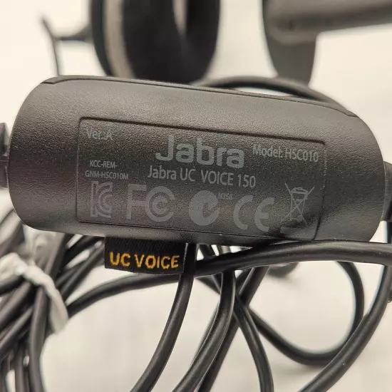 Lot of 9 Jabra UC VOICE 150 MS HSC010 Headsets FOR PARTS OR REPAIR