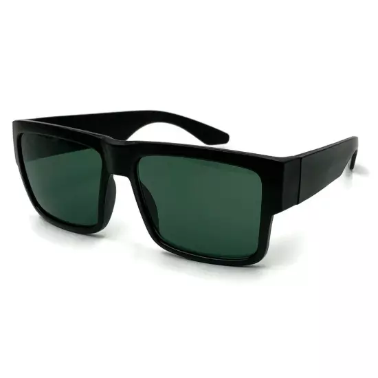 Large Square CHOLO Sunglasses Super Dark OG LOCS Style GANGSTER Style Black Kim