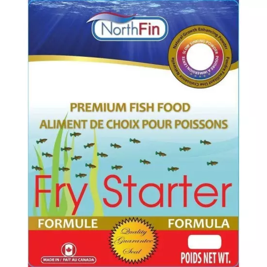 NorthFin Fry Starter Formula 250 Micron Powder 500g Premium Fish Food